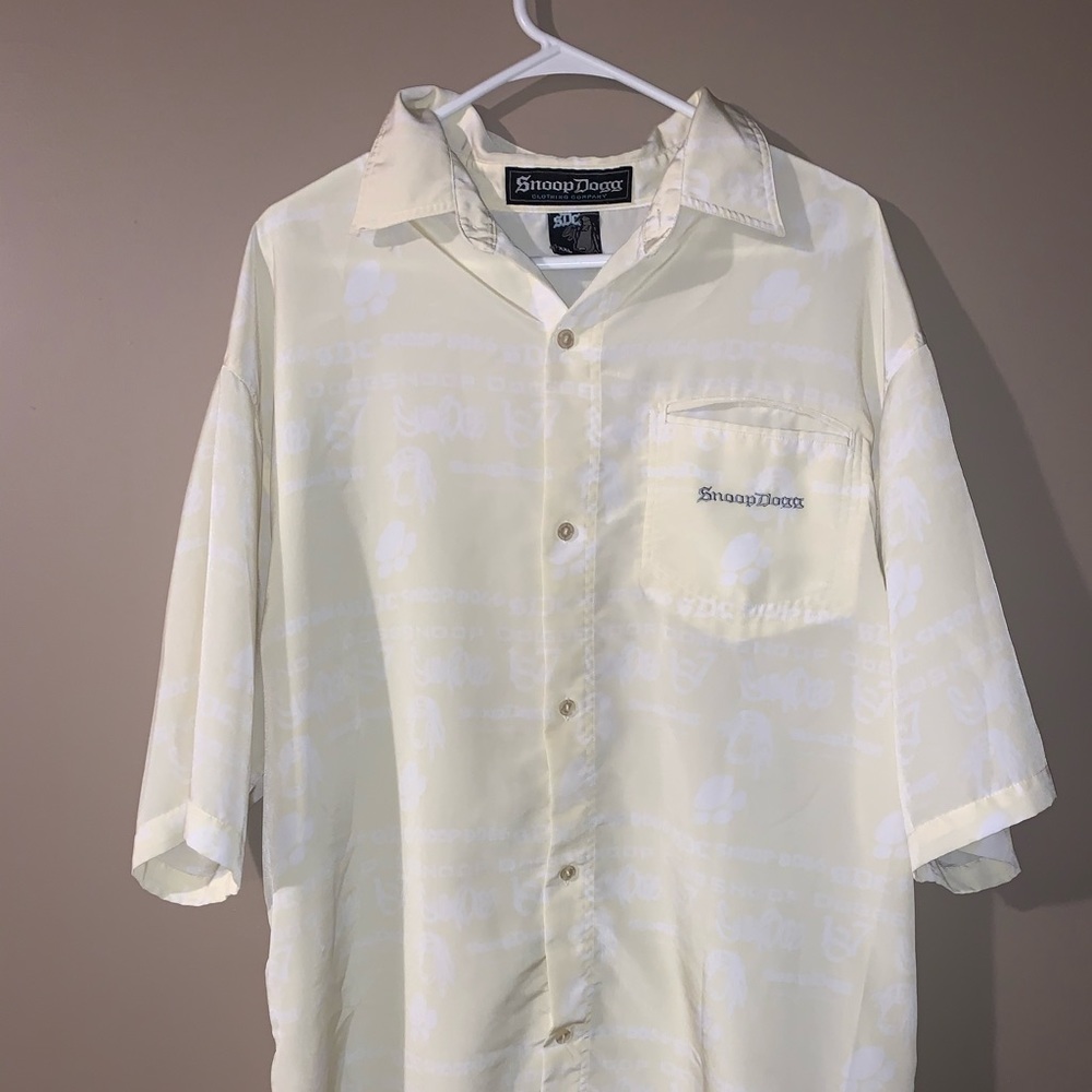 Vintage Og Snoop Dogg short sleeve button down